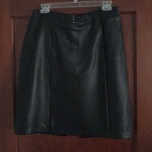 Leather skirt
